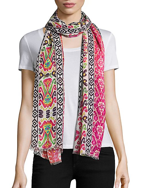 Bindya - Ikat-Print Scarf