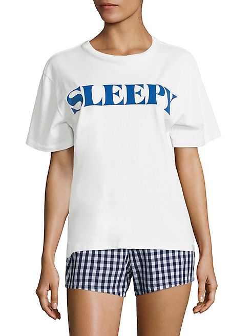 Sleepy Jones - Short Sleeve Signature-Print Tee