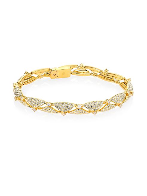 Adriana Orsini - Naga Line Pavé Bracelet