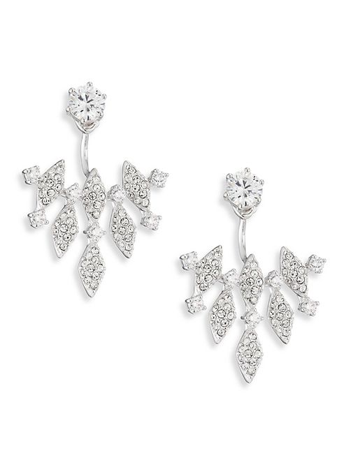 Adriana Orsini - Naga Crystal Stud Earring & Ear Jacket Set