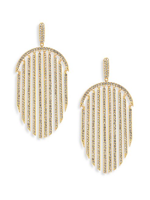 Adriana Orsini - Pavé Fringe Drop Earrings