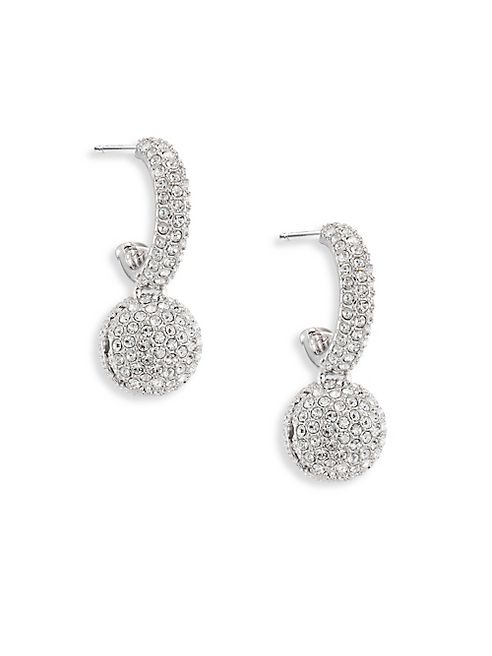 Adriana Orsini - Pavé Ball Small Hoops Earrings/0.75