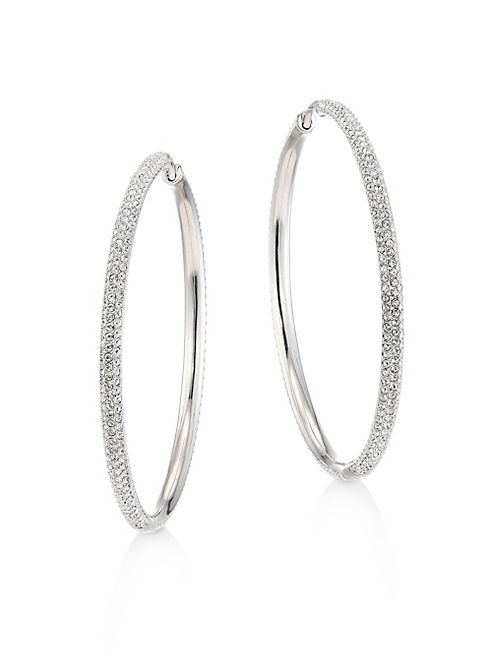 Adriana Orsini - Pavé Hoop Earrings/2