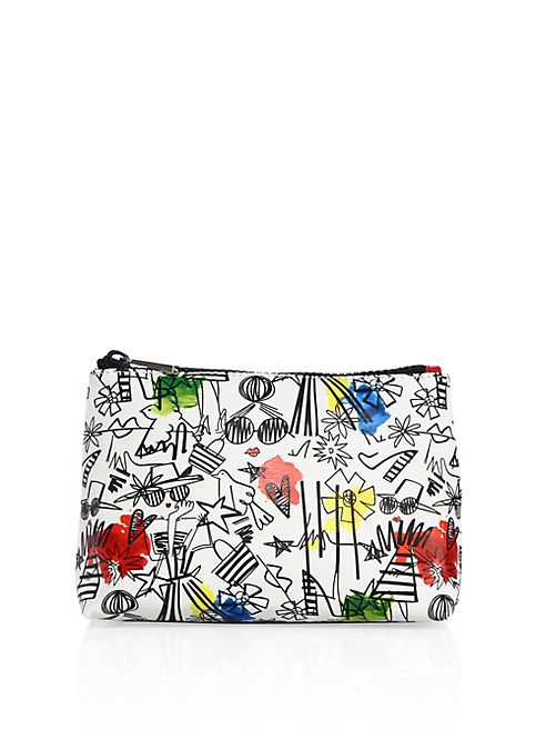 Alice + Olivia - Stace Face Cotton Canvas Pouch