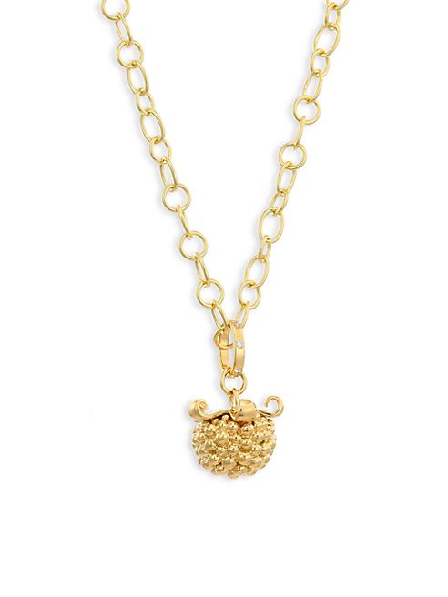 Temple St. Clair - Large Pod Diamond & 18K Yellow Gold Pendant