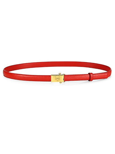 Prada - Narrow Saffiano Leather Belt