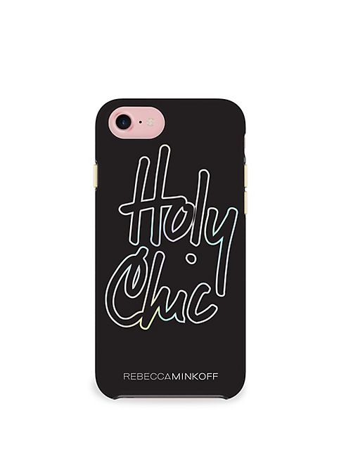 Rebecca Minkoff - Holy Chic Holographic Foil Double Up iPhone 7 Case