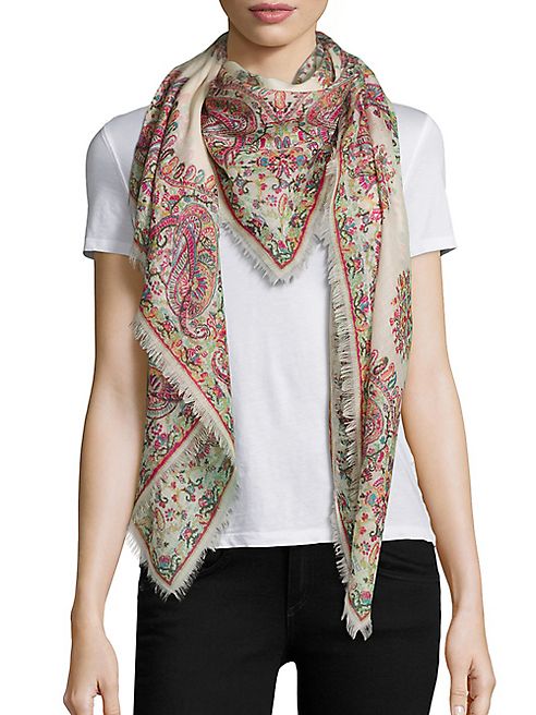 Etro - Paisley Cashmere Scarf