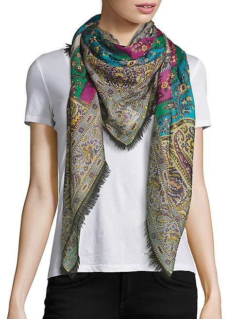 Etro - Paisley Cashmere Scarf