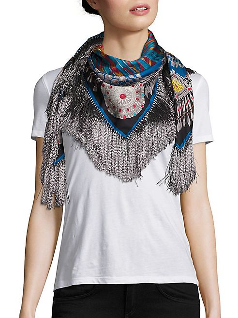 Etro - Fringed Printed Scarf