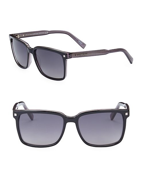 Ermenegildo Zegna - 56MM Square Sunglasses