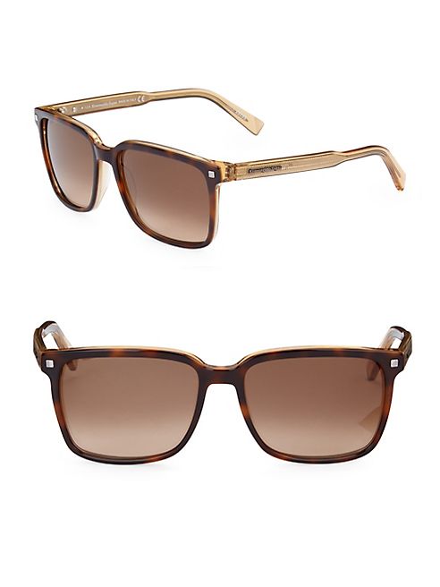 Ermenegildo Zegna - 56MM Square Sunglasses