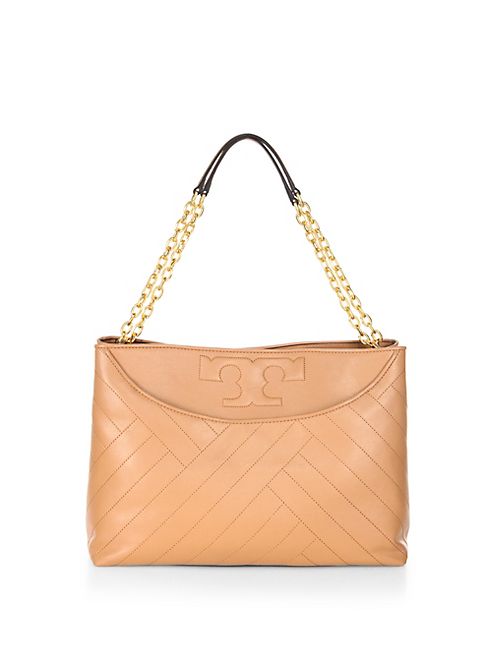 Tory Burch - Alexa Lamb Leather Convertible Shoulder Bag