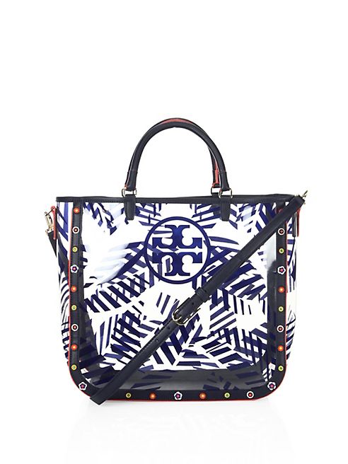 Tory Burch - Marguerite Palm Leaf-Printed Tote