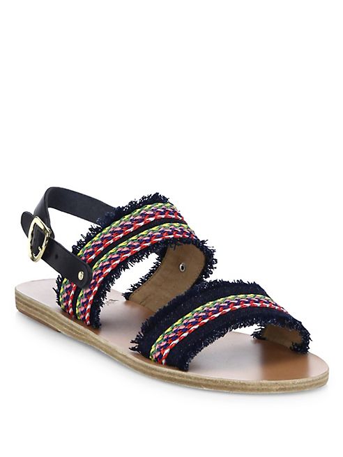 Ancient Greek Sandals - Dinami Raffia Sandals