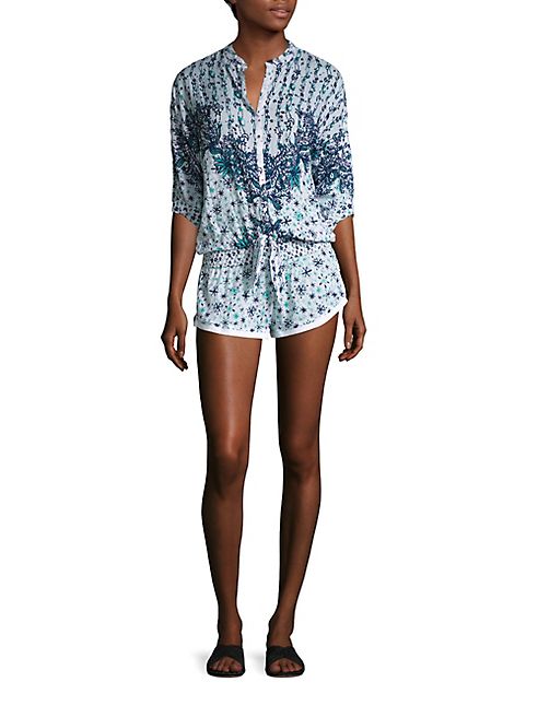 Poupette St Barth - Floral Kim Short Jumpsuit