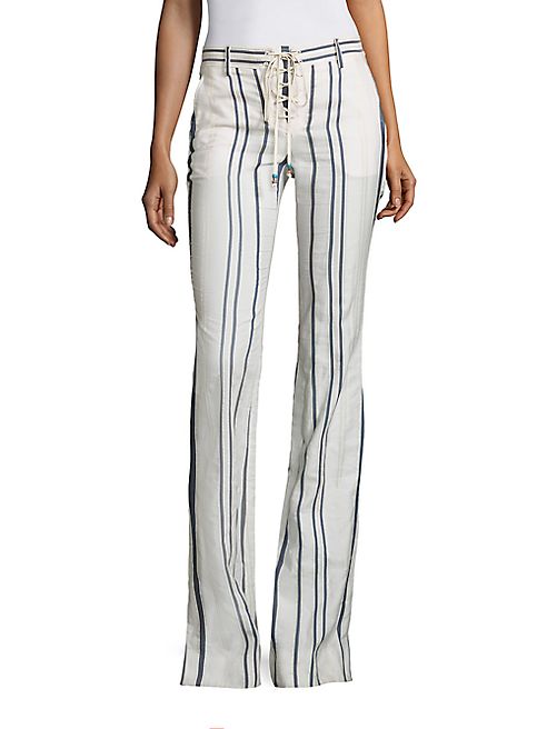 Roberto Cavalli - Striped Cotton Pants