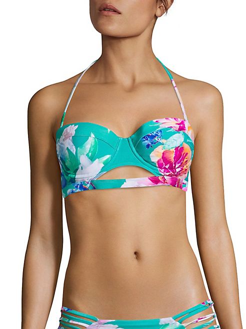 6 Shore Road by Pooja - Cruiser Floral Printed Bikini Top