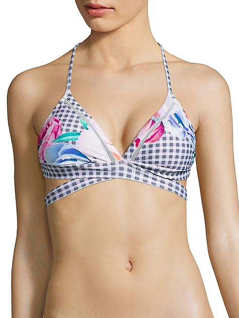 6 Shore Road by Pooja - La Playa Wrap Bikini Top