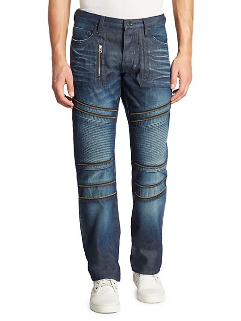 PRPS - Baracuda Straight-Fit Moto Jeans