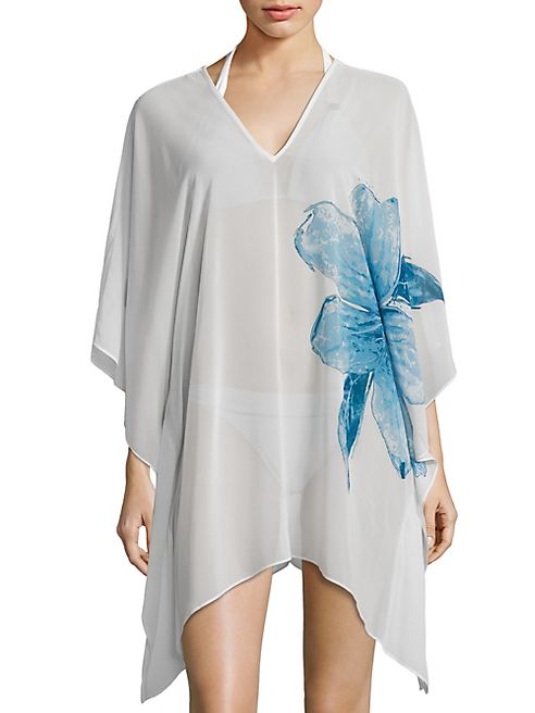 Carmen Marc Valvo - Gilded Garden Caftan Coverup