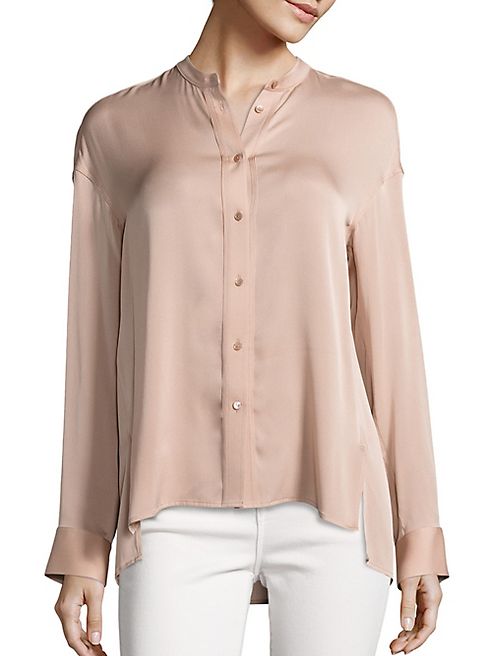 Vince - Solid Pintuck Blouse