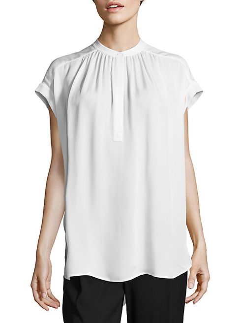 Vince - Solid Silk Top