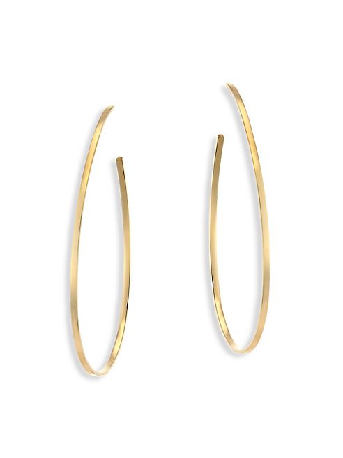 LANA JEWELRY - Bond Tear Hoop Earrings/2.25