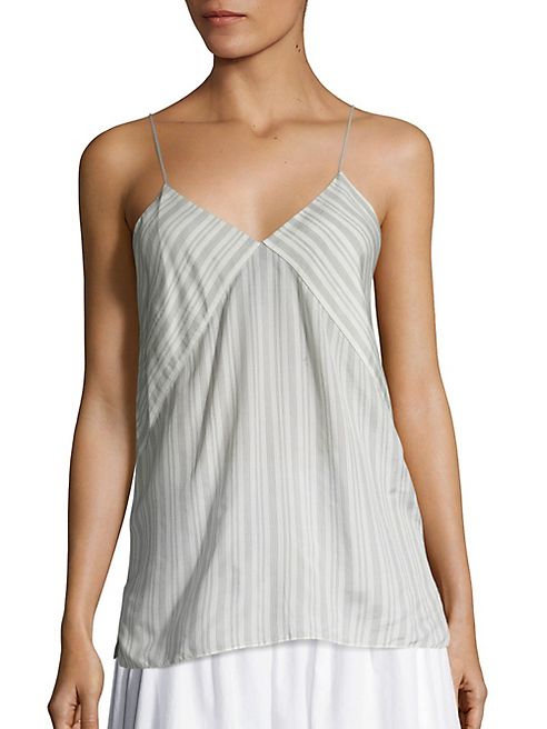 Vince - Striped Silk Camisole