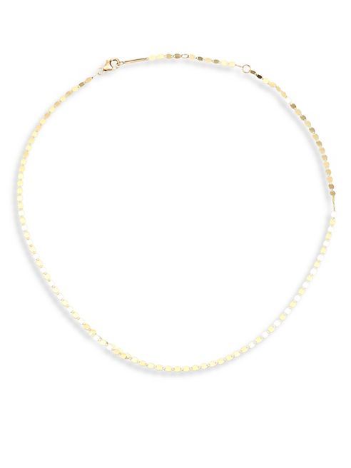 LANA JEWELRY - Bond 14K Yellow Gold Petite Nude Blake Choker