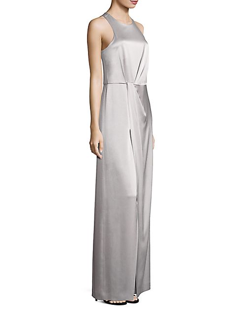 Halston Heritage - Draped Satin Gown