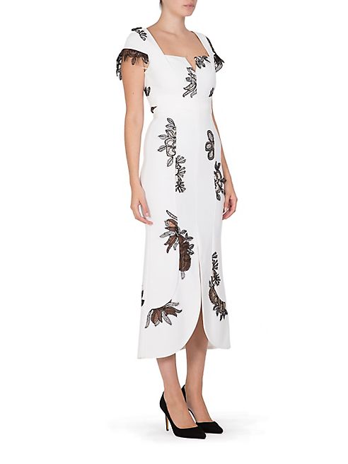 Roland Mouret - Heywood Floral Lace Dress