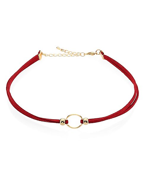 Jules Smith - Callisto Faux-Suede Choker