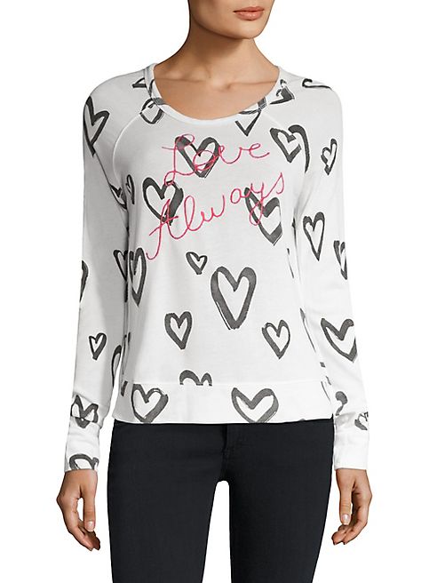 SUNDRY - Love Always Printed Top