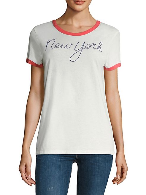 SUNDRY - New York Embroidered Tee