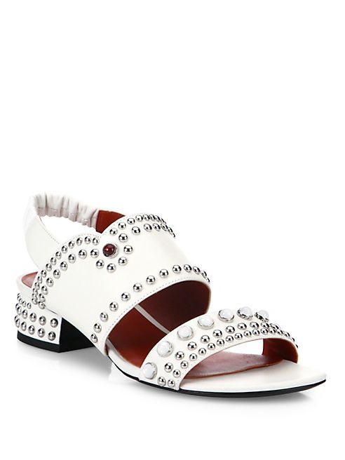 3.1 Phillip Lim - Drum Studded Leather Slingbacks