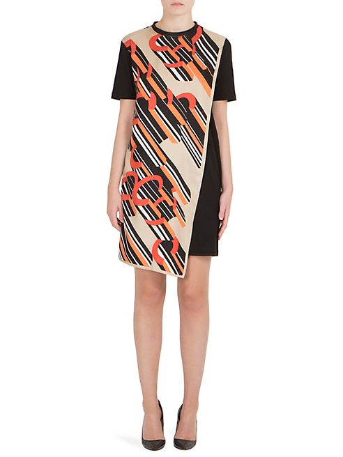 Carven - Silk Blend Scarf Print Dress