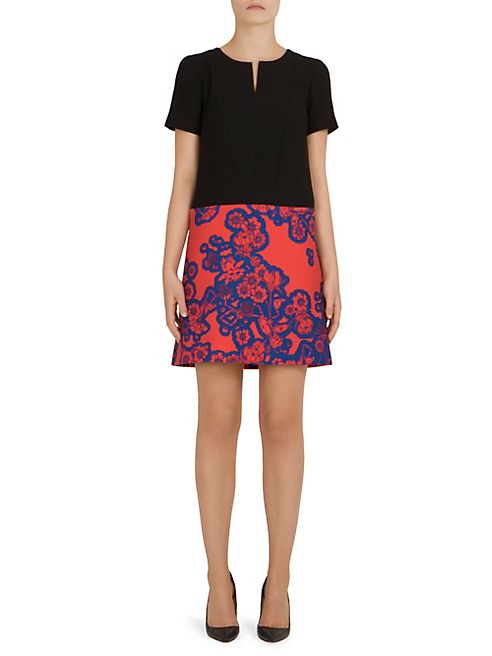 Carven - Printed Skirt Dress