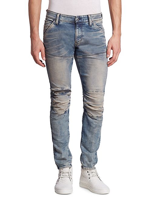 G-Star RAW - Kamden Super Slim 5620 3D Zip-Knee Jeans