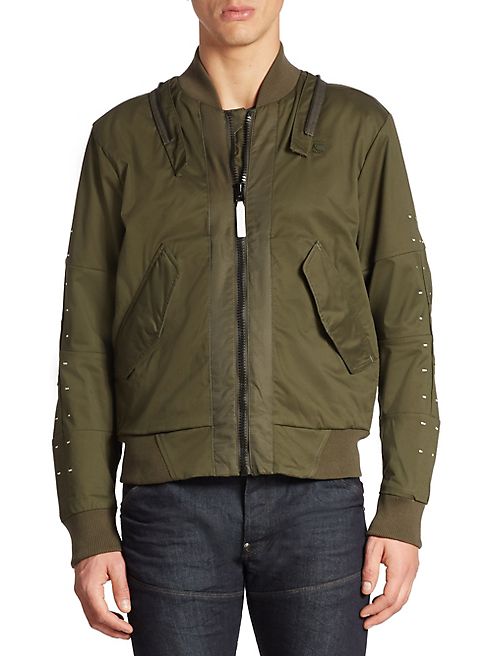 G-Star RAW - Cotton-Blend Bomber Jacket