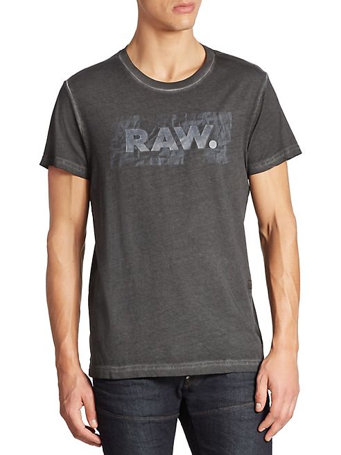 G-Star RAW - Graphic Printed Cotton Tee