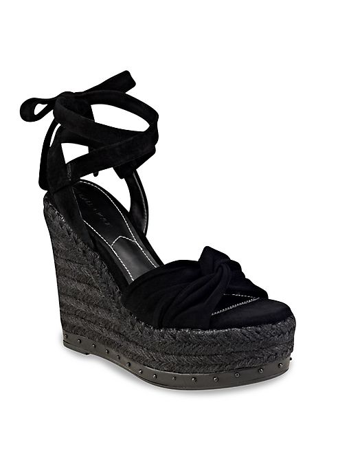 KENDALL + KYLIE - Grayce Suede Espadrille Platform Sandals