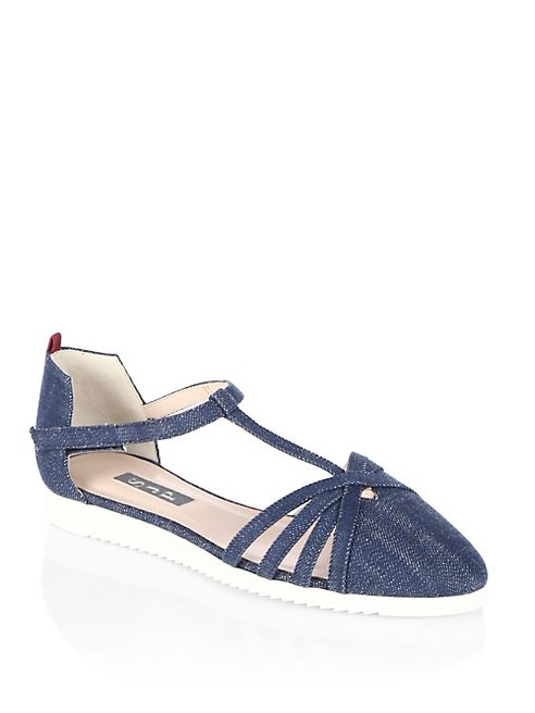 SJP by Sarah Jessica Parker - Meteor Carrie T-Strap Flat Sneakers