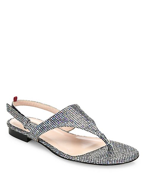 SJP by Sarah Jessica Parker - Zoe Glittery Thong Sandals