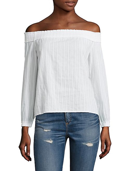 rag & bone/JEAN - Drew Off-the-Shoulder Top