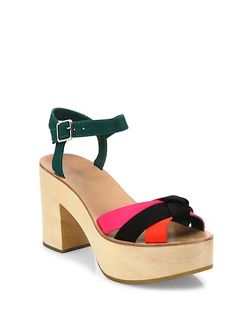 Loeffler Randall - Elsa Colorblock Platform Sandals