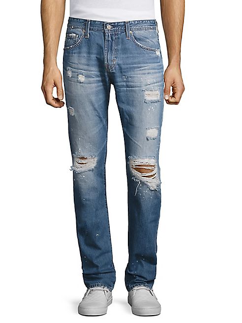 AG - Tellis Slim-Fit Distressed Jeans