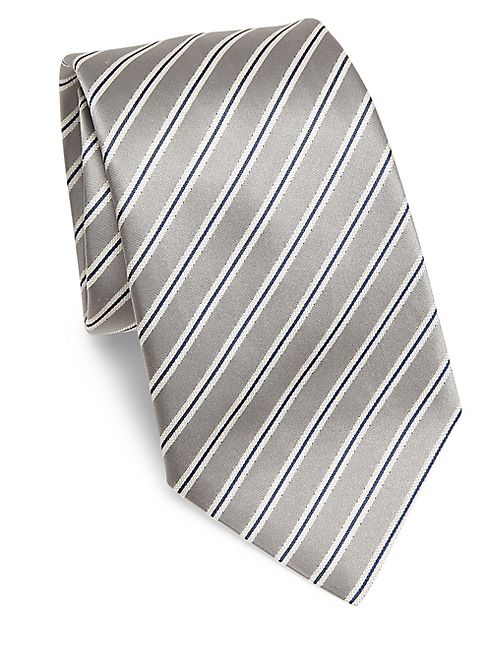 Armani Collezioni - Diagonal Striped Silk Tie