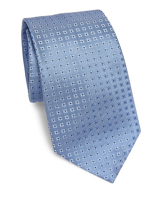 Armani Collezioni - Square Patterned Silk Tie