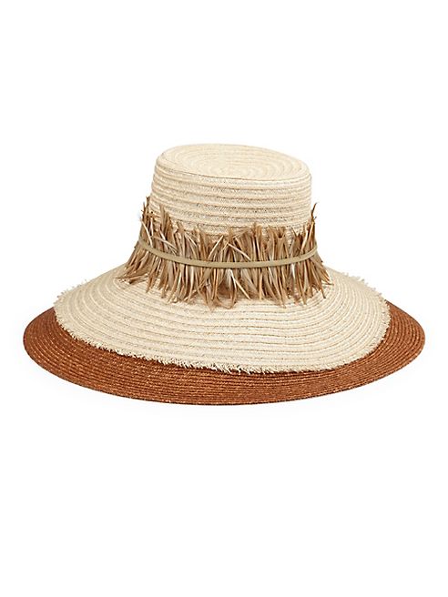 Eugenia Kim - Mirasol Feather-Trim Sunhat